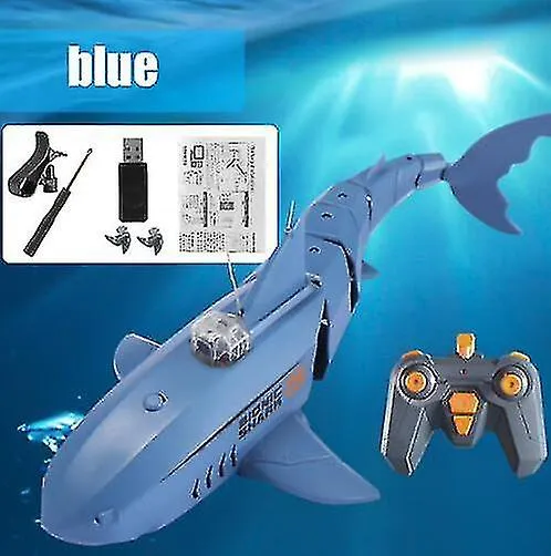 App RC Shark Robot Toy with HD Camera Wifi FPV Electric Waterproof Submarine Animal Fish Machine Simulation Toy for Kids