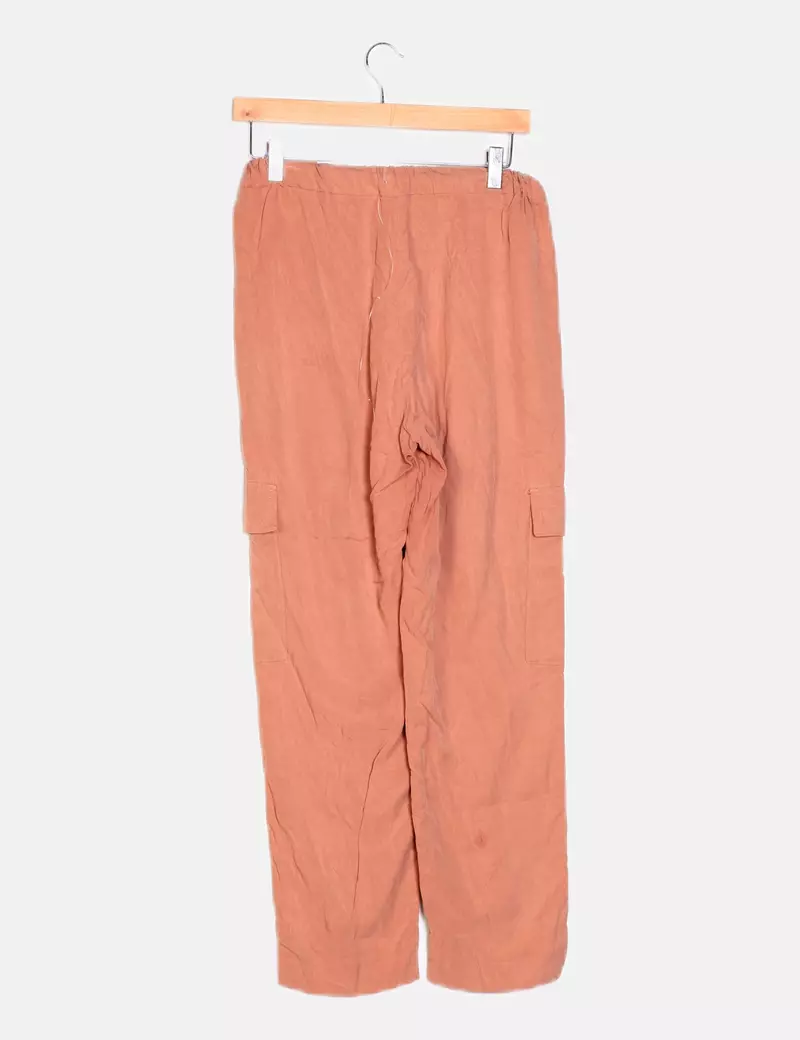 Basic nude Mango pants