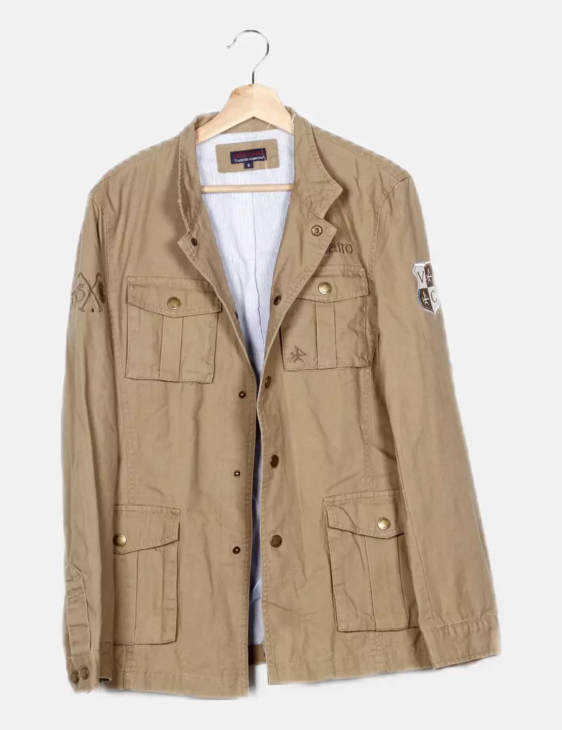 Beige casual jacket Valecuatro