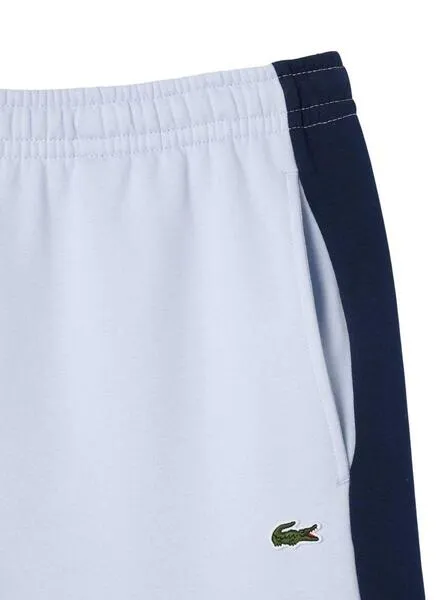 Men's Blue Color Block Bermuda Shorts by Lacoste