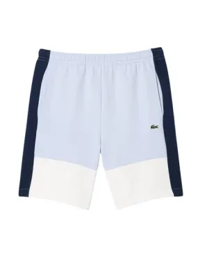 Men's Blue Color Block Bermuda Shorts by Lacoste