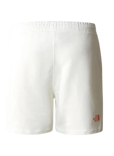 The North Face Men's White Graphic Bermuda Shorts