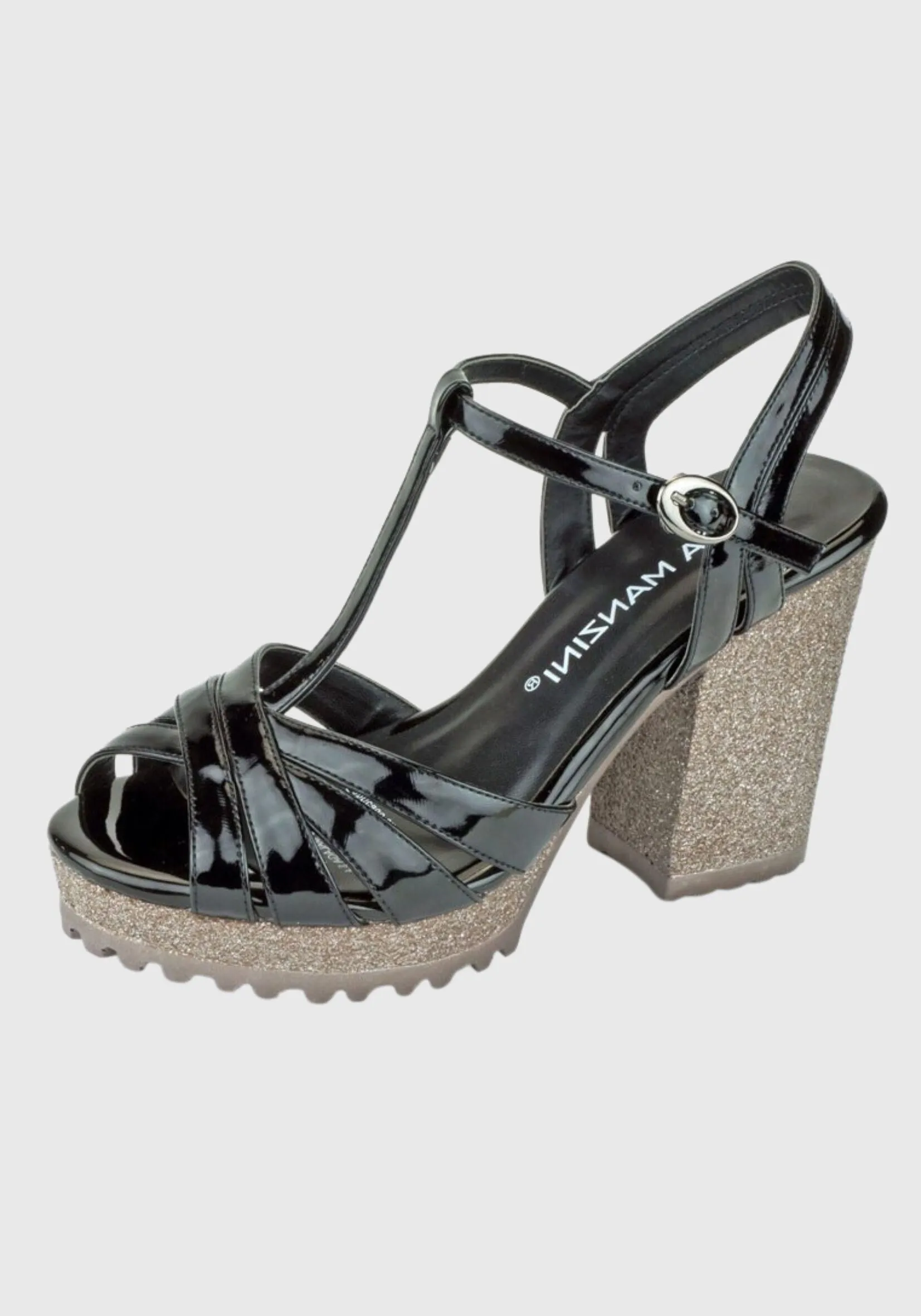 Black Bigahel Sandals