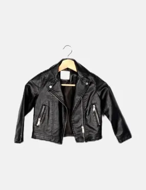 Black casual biker jacket from Primark.