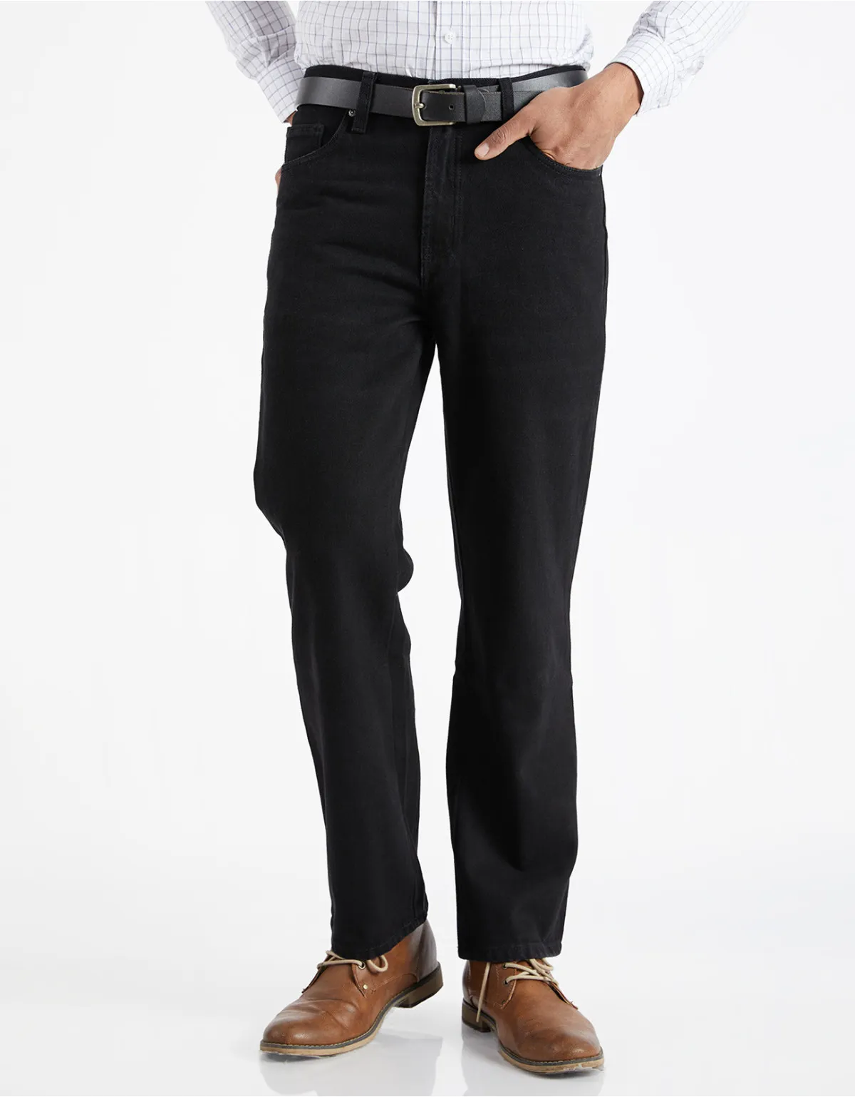 Black classic jeans.