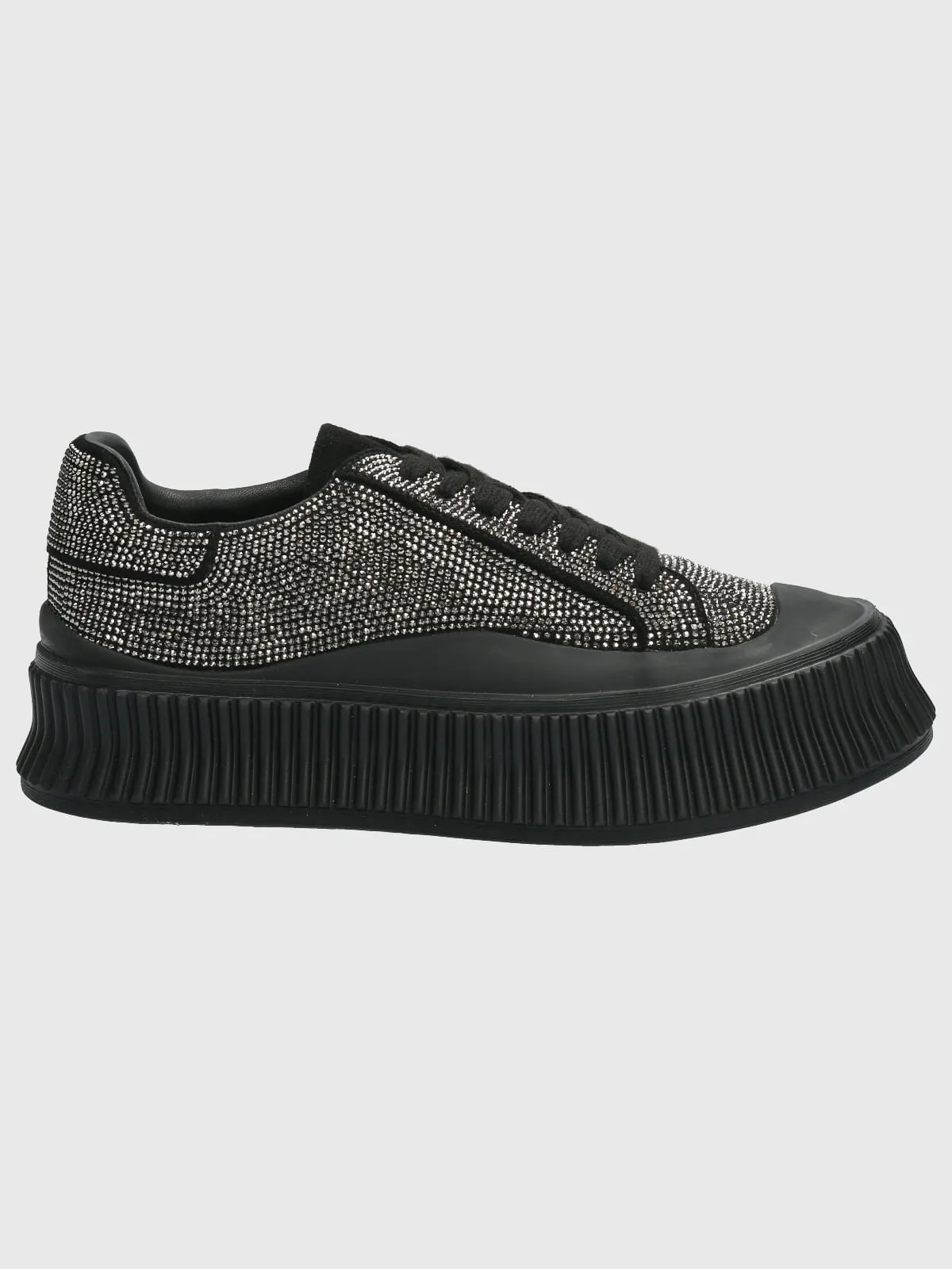 Black Wollie Women's Polyester Sneaker