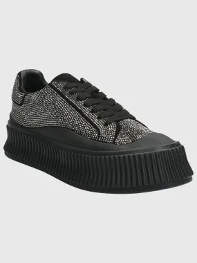 Black Wollie Women's Polyester Sneaker