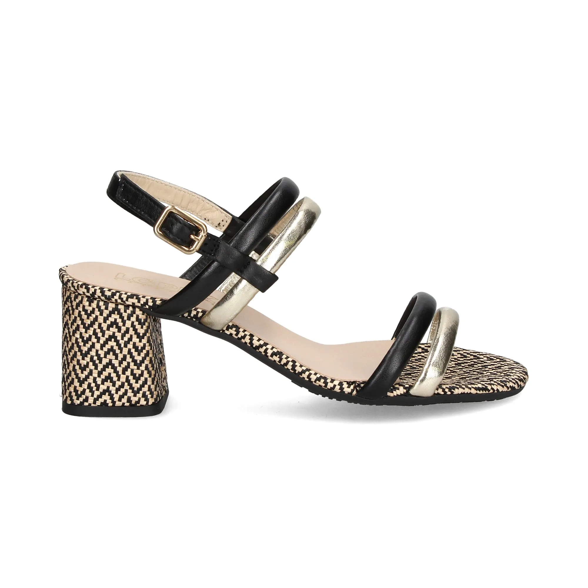 Black Women's Heeled Sandals by LÓPEZ