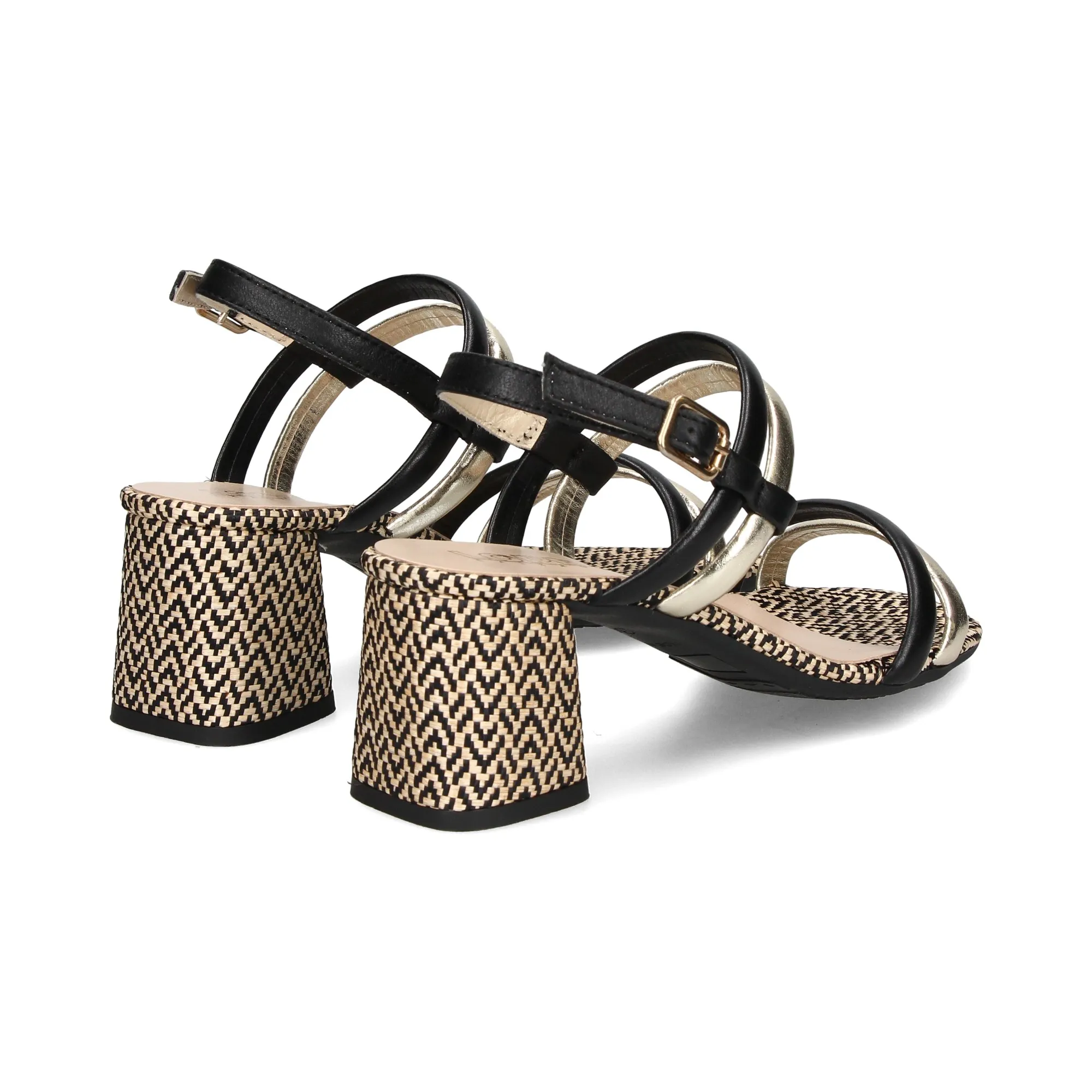 Black Women's Heeled Sandals by LÓPEZ