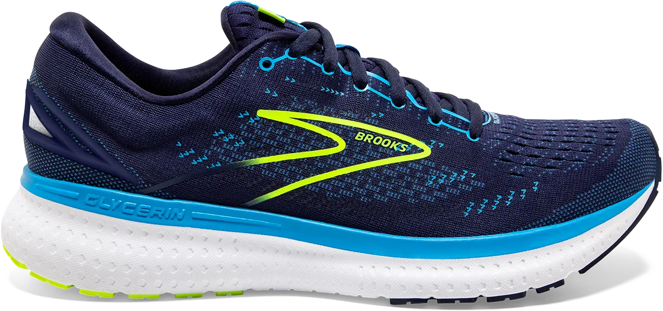 Blue Brooks Glycerin 19 Men's Running Shoes