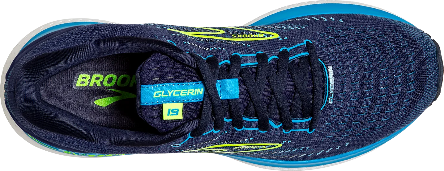 Blue Brooks Glycerin 19 Men's Running Shoes