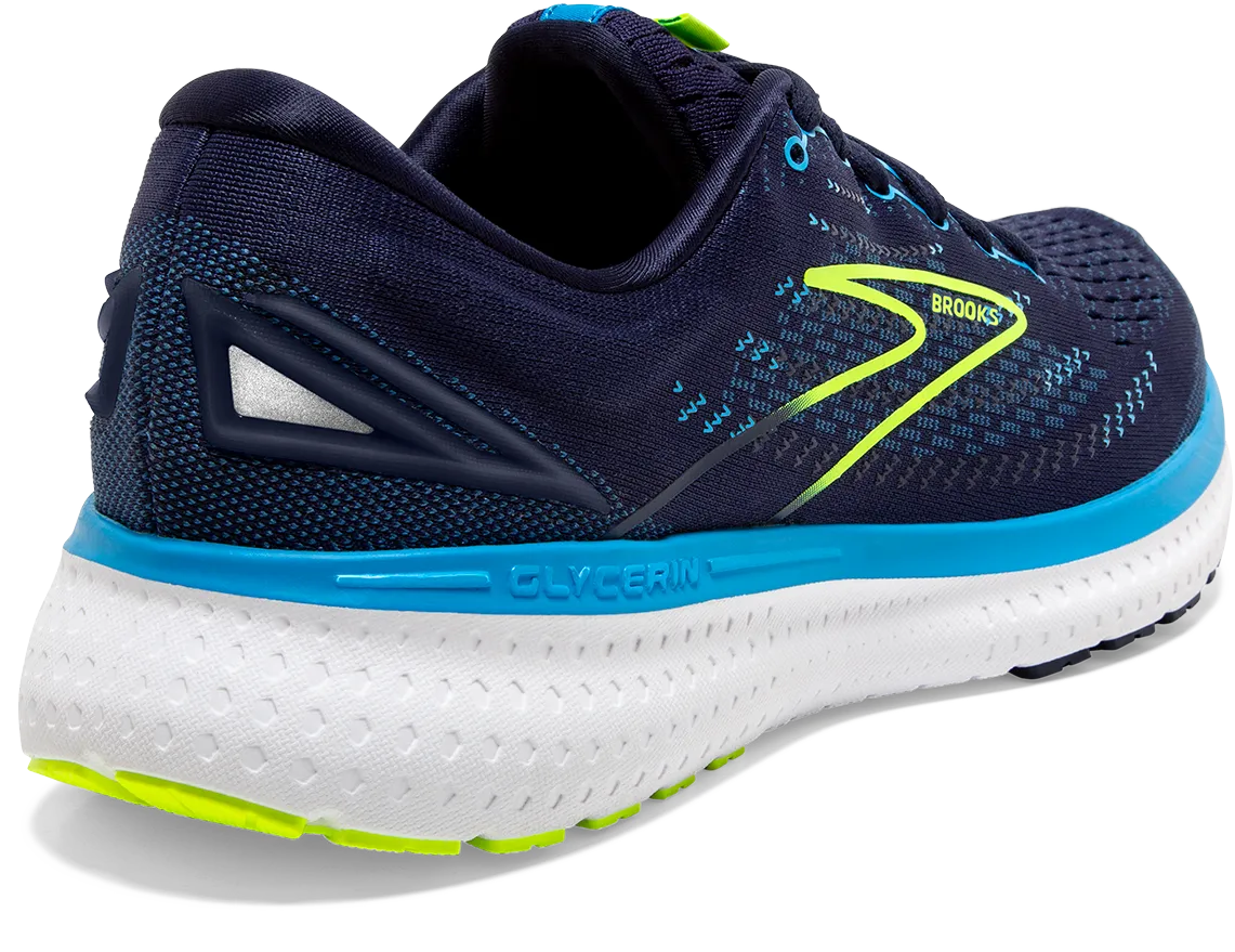 Blue Brooks Glycerin 19 Men's Running Shoes