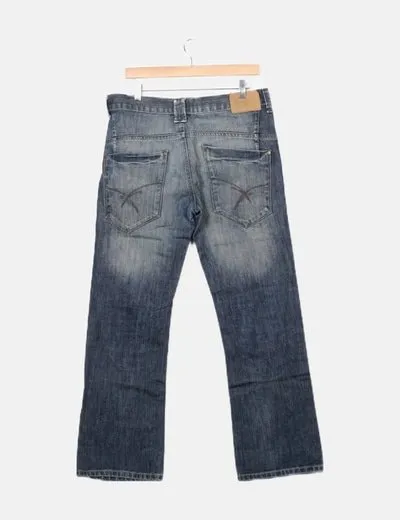 Blue Denim Pantalon by NoName.