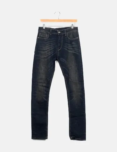 Blue denim pants Benetton