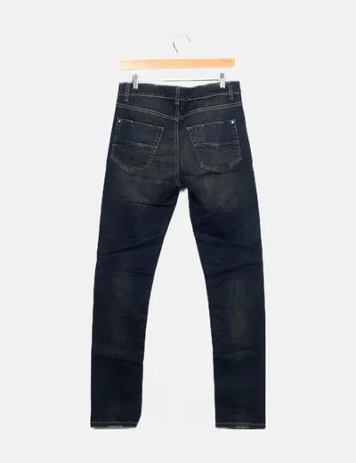 Blue denim pants Benetton