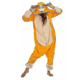 Blue Dog Cartoon Adult Kids Kigurumi Onesie Pajama Christmas Costume