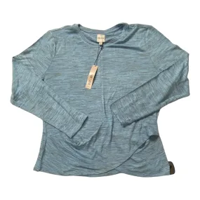 Blue Long Sleeve Top Nic + Zoe Size XL