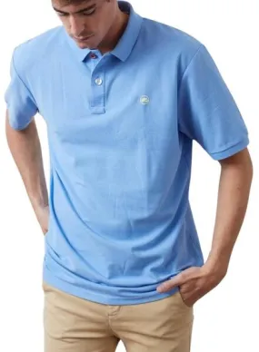 Blue Men's Basic Piqué Polo Shirt Altonadock