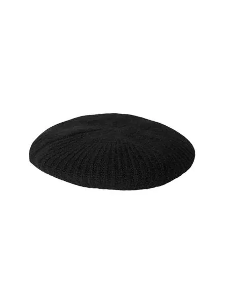 Women's Black Boina Beret Hat Pieces Jiklo