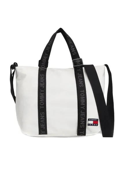 Tommy Jeans Mini Tote Blanco Mujer