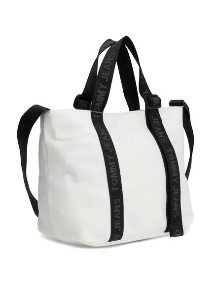 Tommy Jeans Mini Tote Blanco Mujer