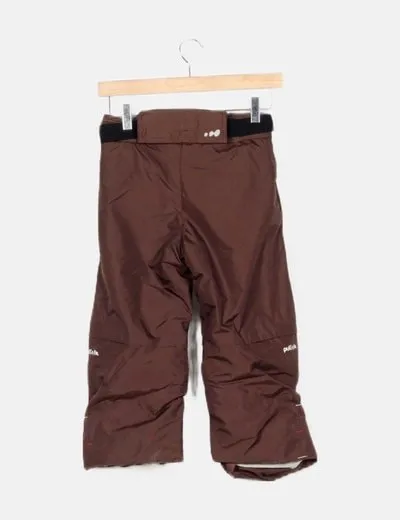 Brown technical pants Decathlon