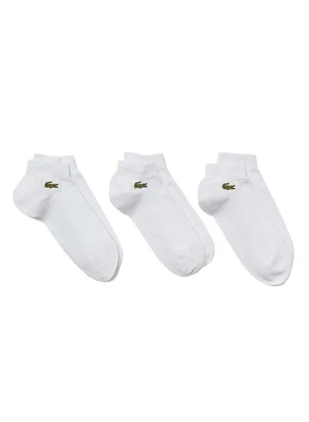 Lacoste RA4183 Pack 3 White Socks