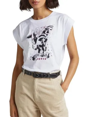 Pepe Jeans White Bianca Woman's T-Shirt