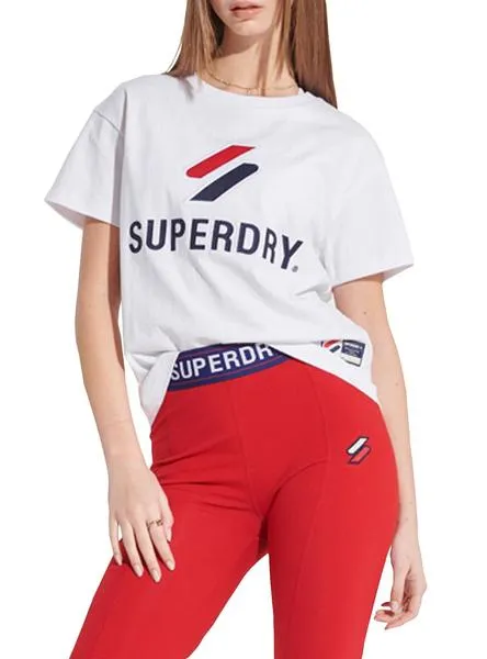 Superdry Women's White Classic Sportstyle T-Shirt