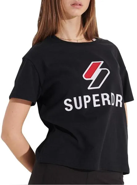 Superdry Sportstyle Classic Black Women's T-shirt