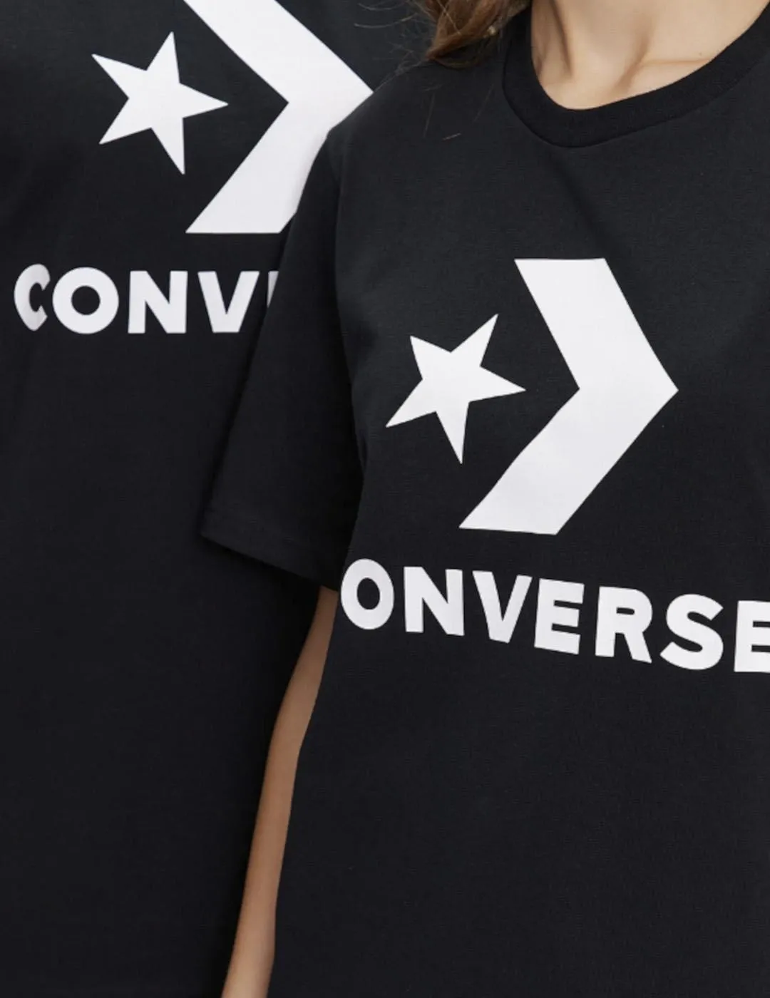 Black Converse Chevron Unisex T-shirt.

