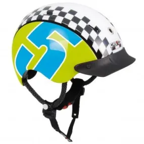 Kids Mini Generation Racer 5 Green Helmet