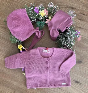 Cassis color unisex set, 3 pieces - Shop now