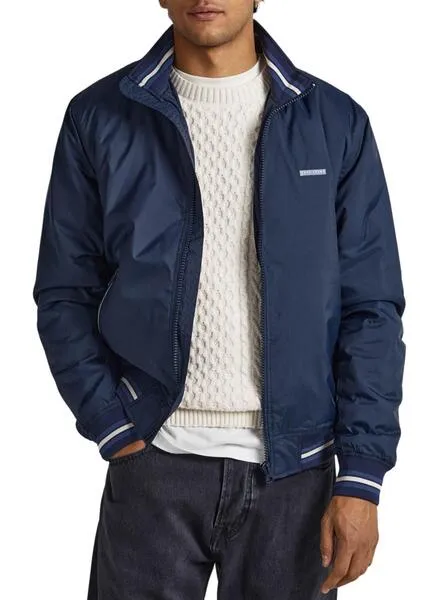 Pepe Jeans Bomber Jacket Blue Men