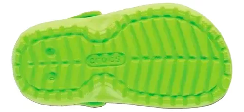 Crocs Kids' Classic Lined Clog in Volt Green