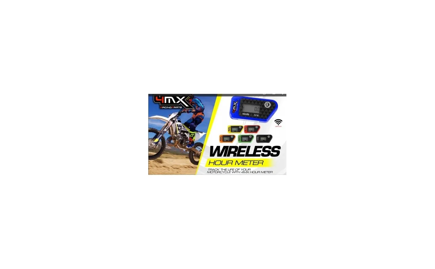 4MX Negro Wireless Hour Counter