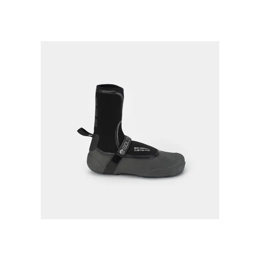 Neoprene Solite Custom Pro 3mm Black/Grey Surf Booties