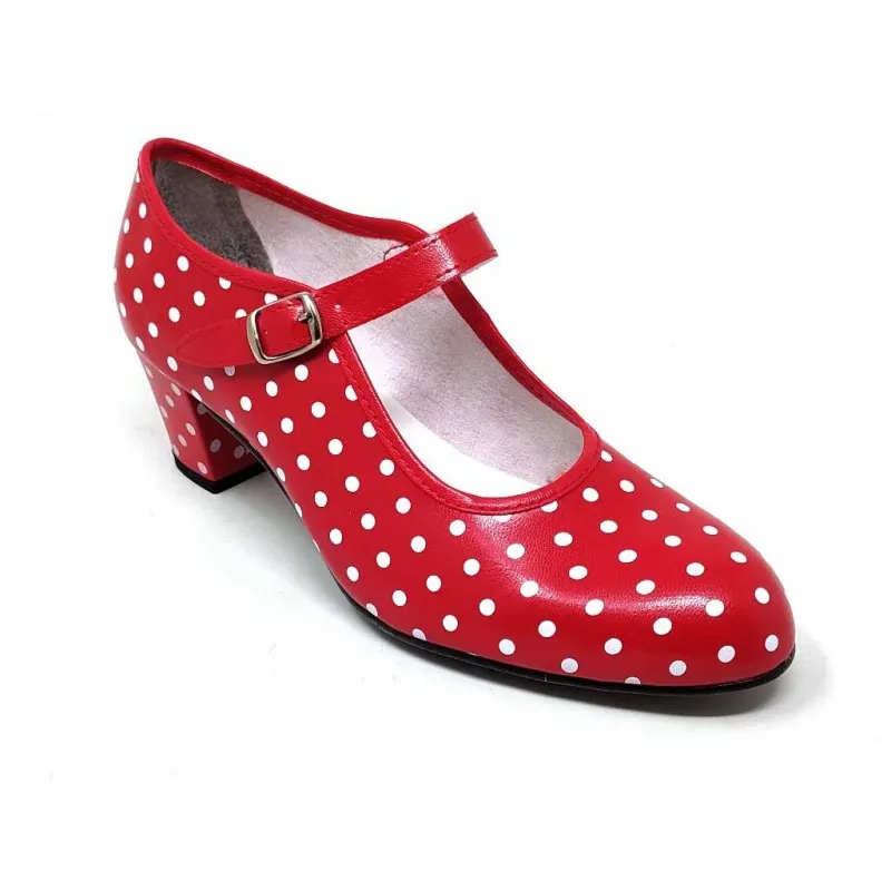 Flamenco Shoe with 17cm Heel, Sizes 31-42