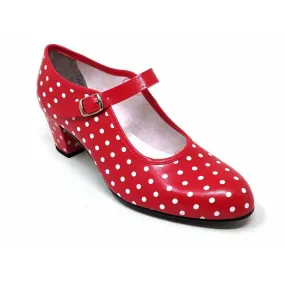 Flamenco Shoe with 17cm Heel, Sizes 31-42