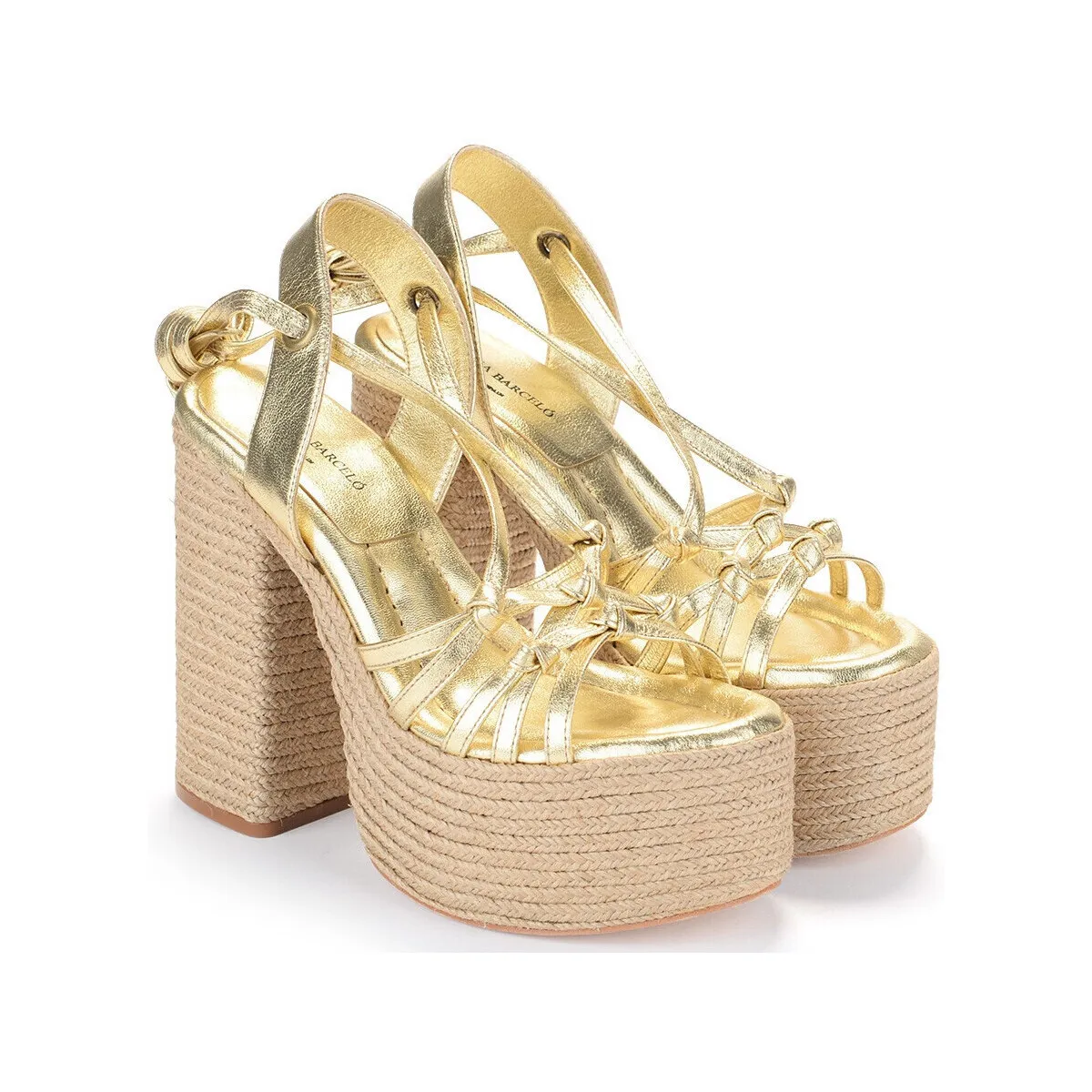 Gold high heel Paloma Barcelò sandal Ella