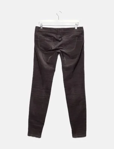 Gray Benetton Corduroy Pants