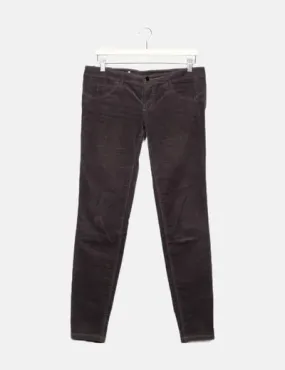 Gray Benetton Corduroy Pants