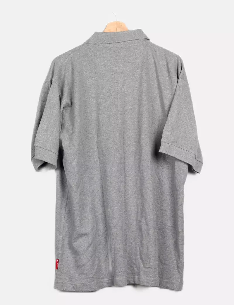 Gray casual Bellota Polo shirt