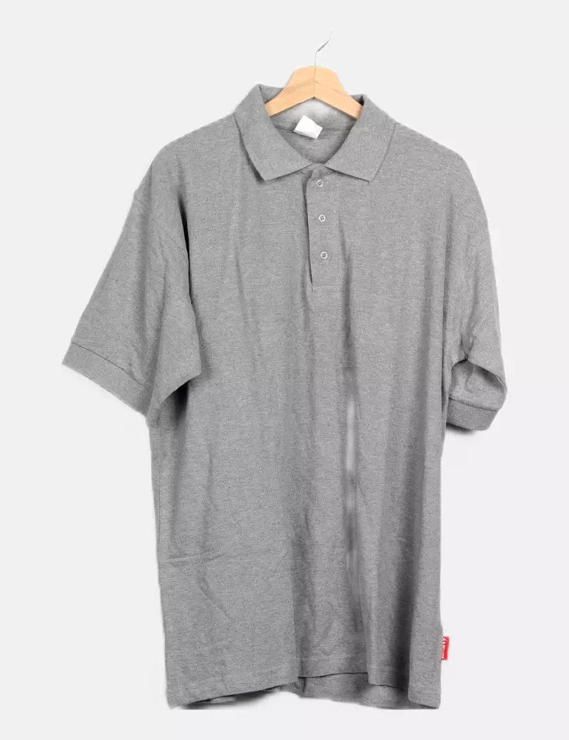 Gray casual Bellota Polo shirt