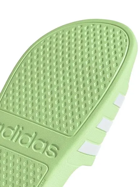 Green Adidas Adilette Sandals