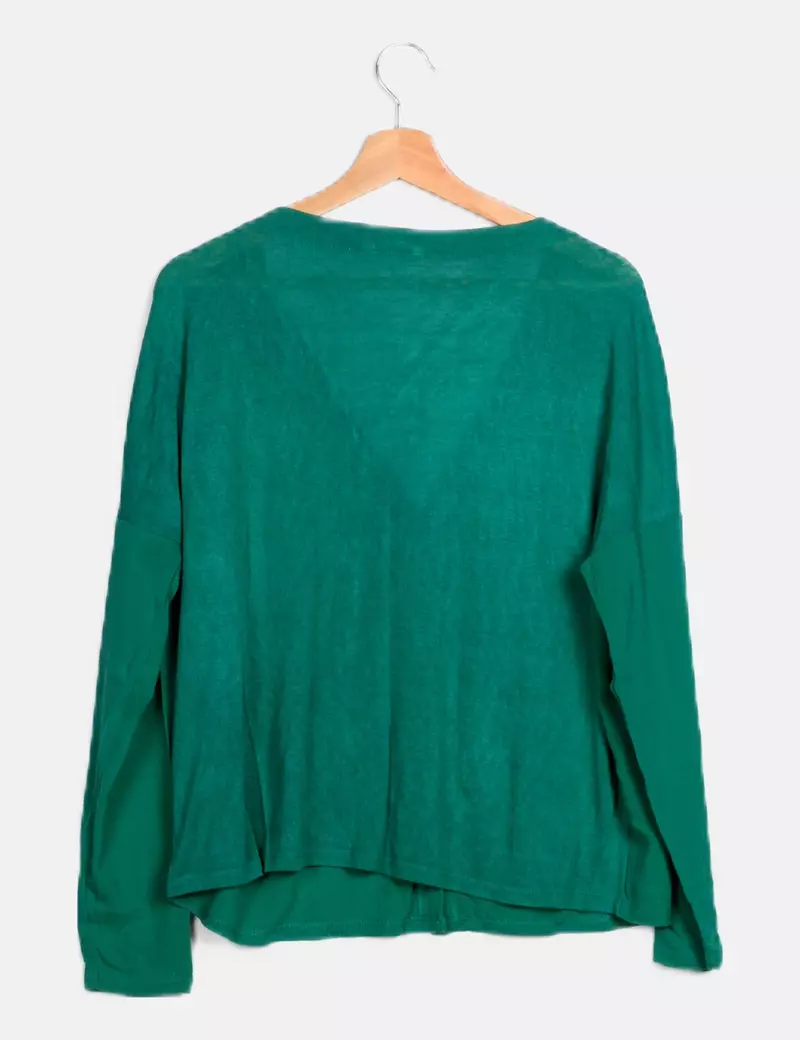 Green casual Springfield blouse