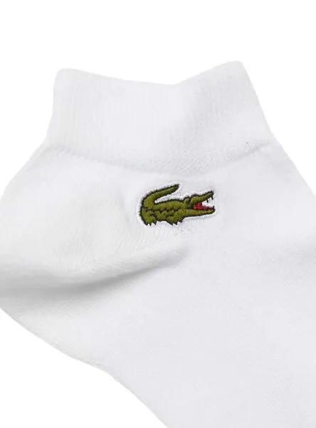 Lacoste Sport Low Cut White Socks.