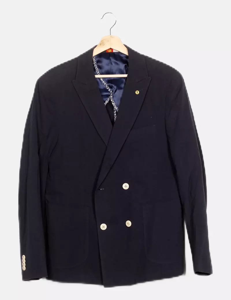 Navy blue casual LB Blazer