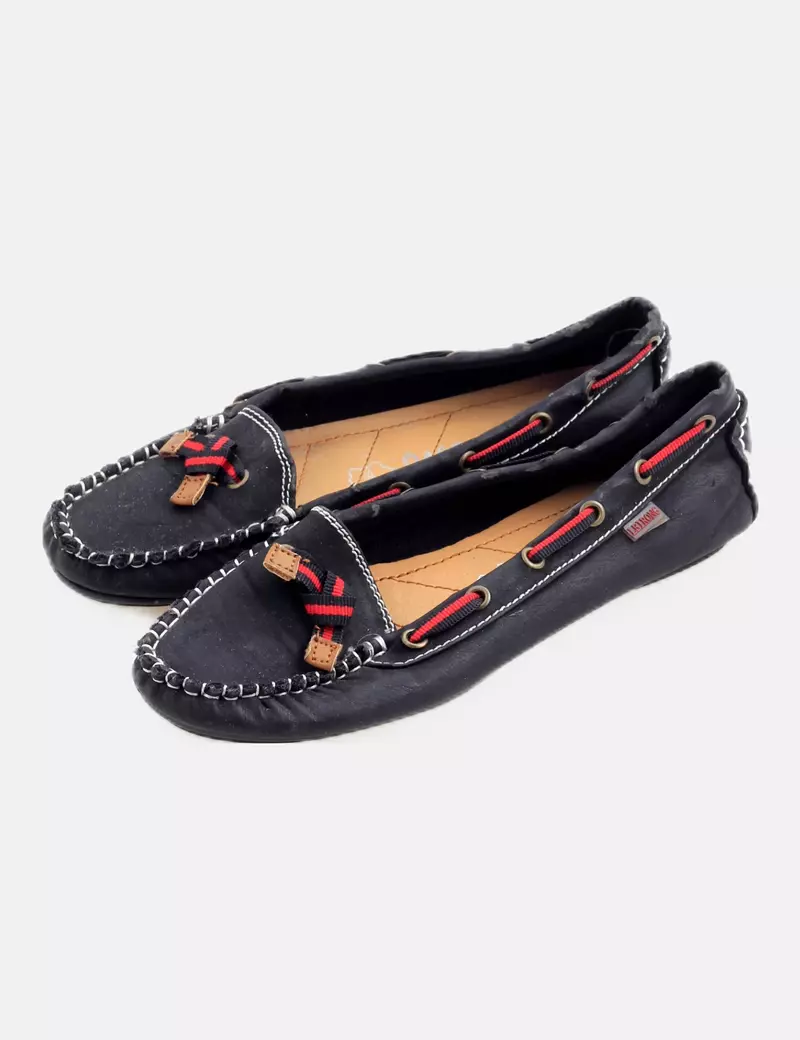 Black casual LEJRONG Nautical Shoes