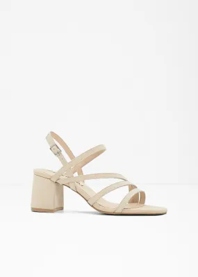 Light Tan High Heel Sandals